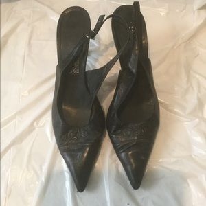 Lady’s Ferragamo high heels